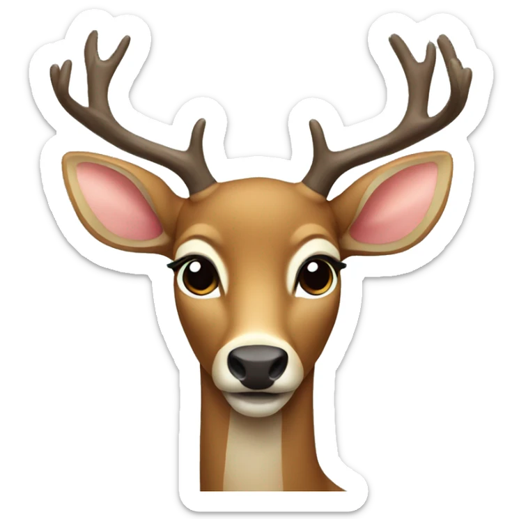 Deer sticker