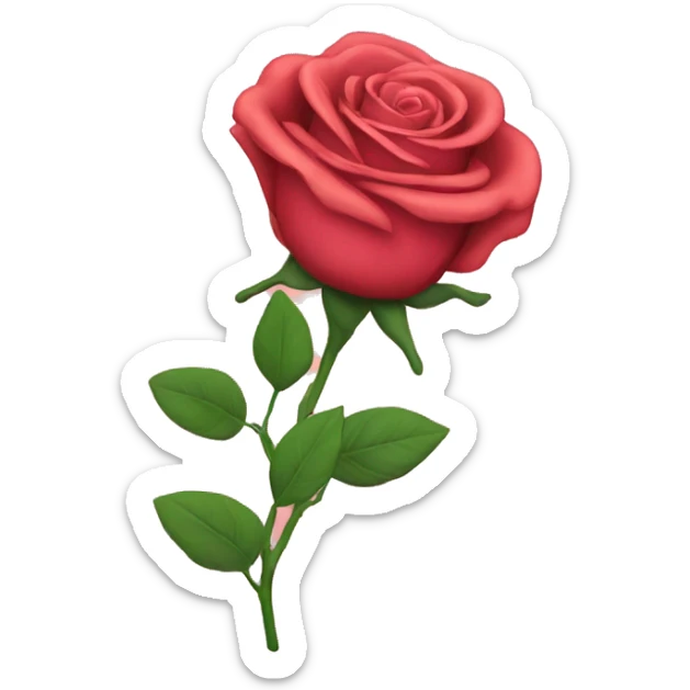 LGBTQ roses sticker