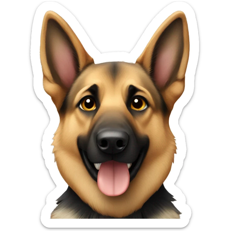 German shepherd  sticker