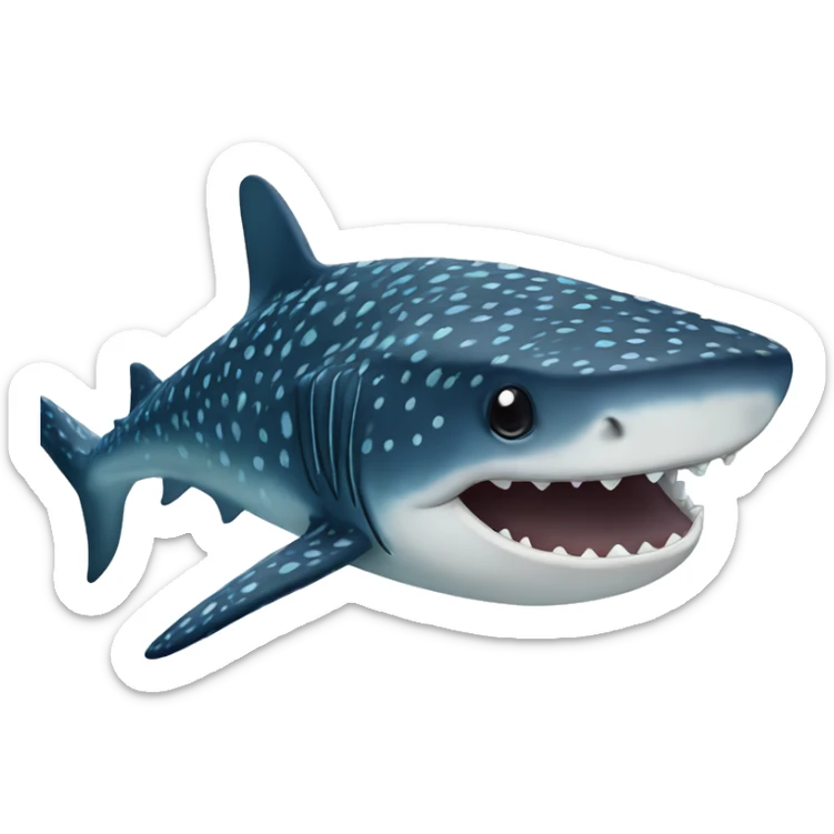 whale shark sticker