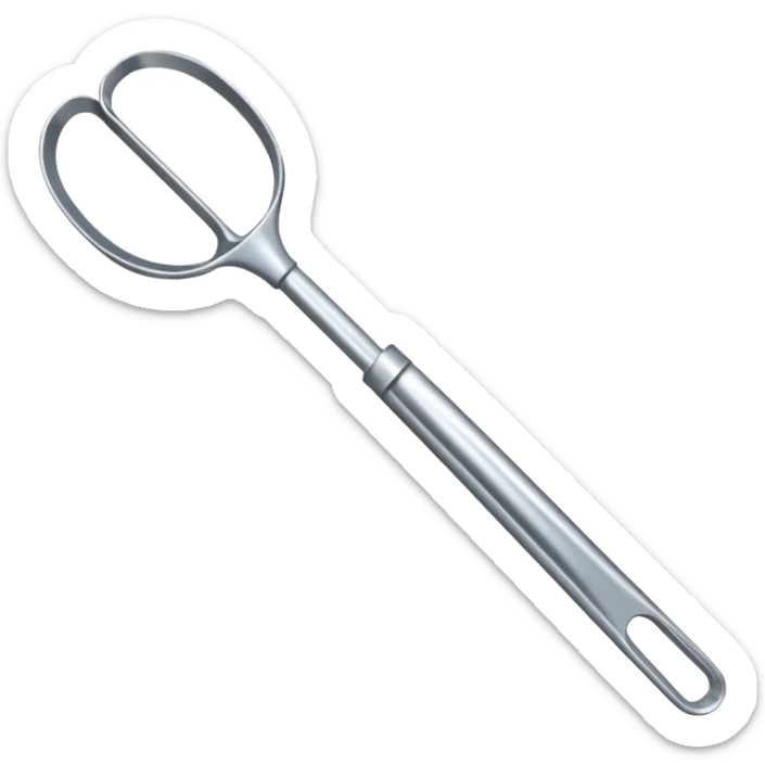 Tongs – long metal tongs for flipping
 sticker