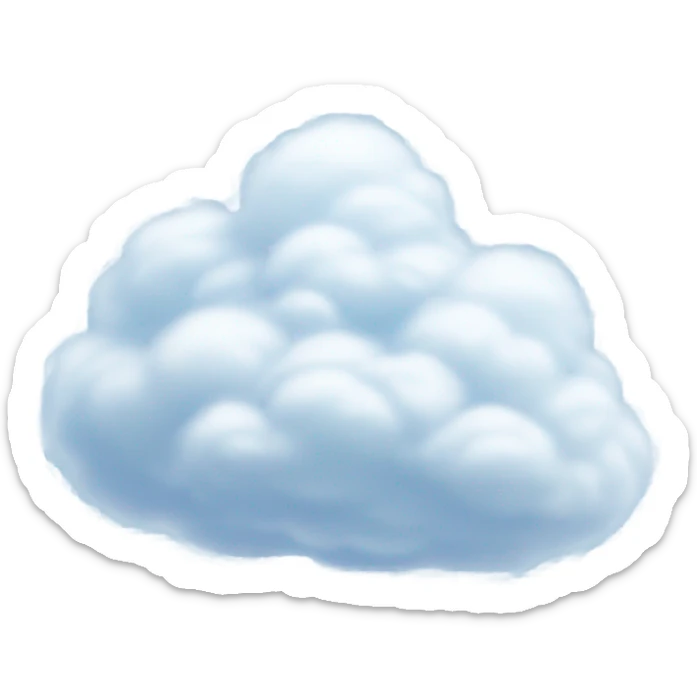 Cloud sticker