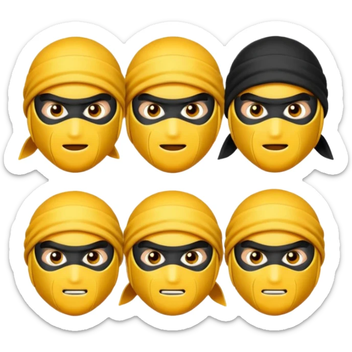 lo emojis de ninja deben estar relacionados con un signo zodiacal sticker