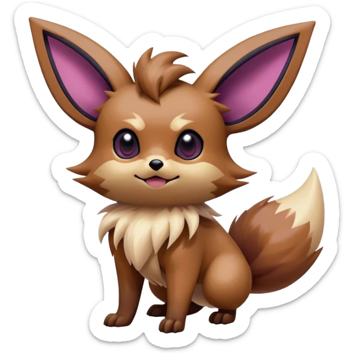 Epic Shiny Cool Cute Kawaii Eevee-Noibat-Zorua-Pokemon Full Body sticker