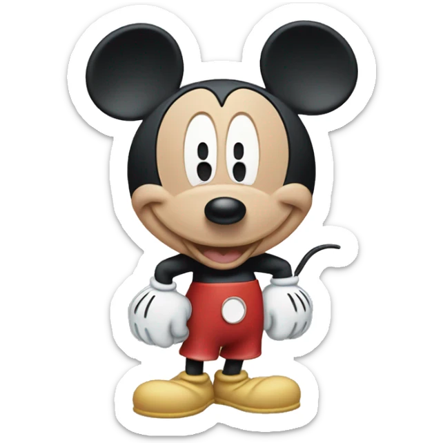 Mickey mouse sticker