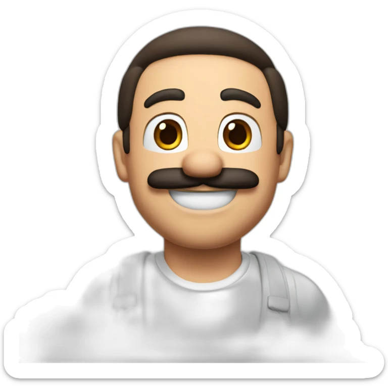 Memoji of Mario sticker