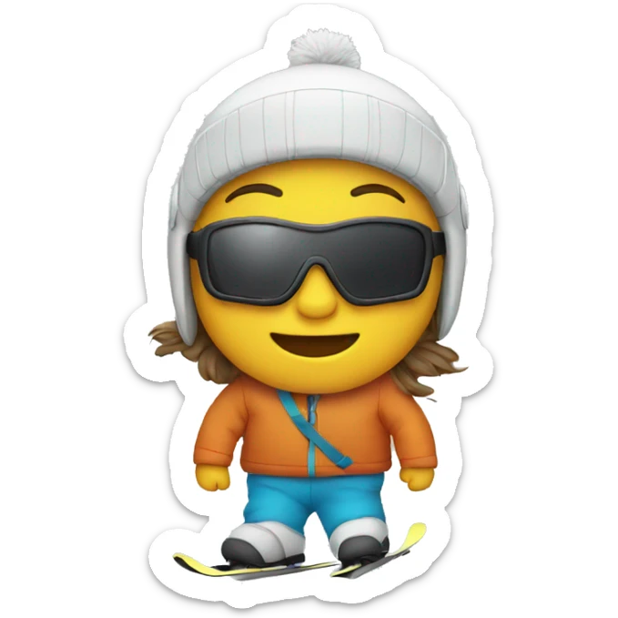 ski sticker
