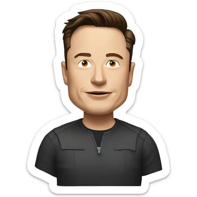 elon musk sticker