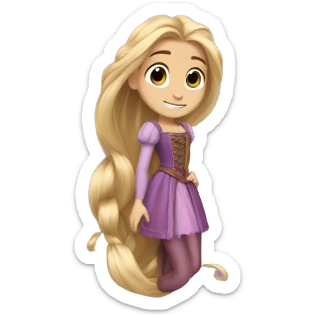rapunzel sticker