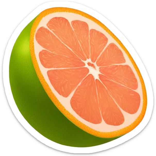 grapefruit sticker