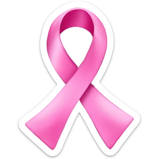 Pink ribbon  sticker