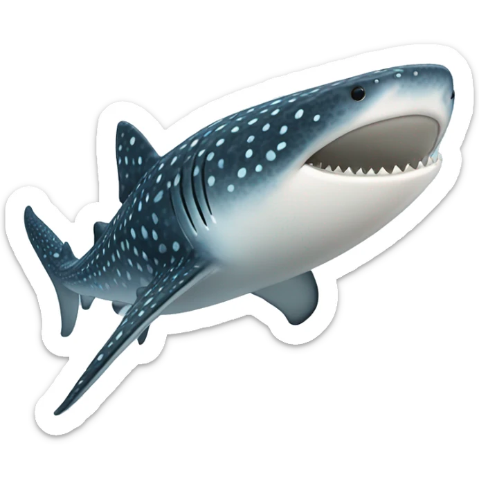Whale shark sticker
