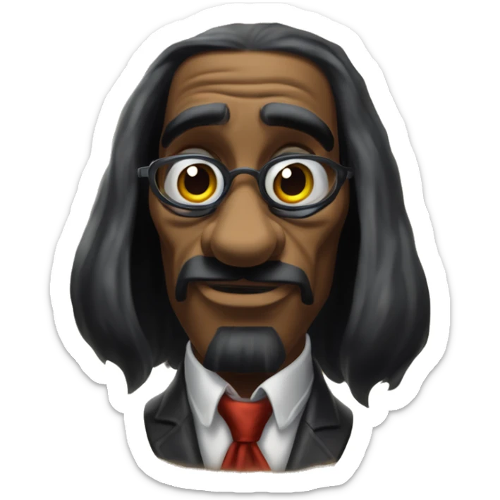 Warcraft intellectual snoop dog in Uncle Scrooge style, oil paint, mysterious eyes, intricate lips, masterpiece pose, odd perspective, beautiful, desirable, logical sticker