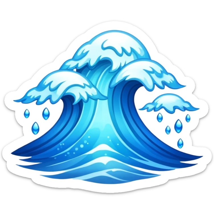 Ocean sticker