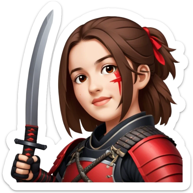 Battle-Ready Samurai sticker