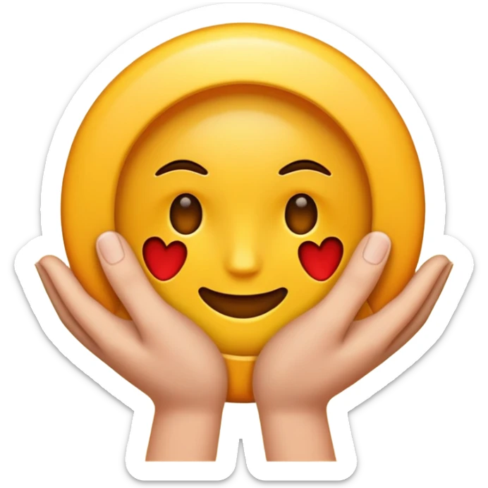 Peux tu mettre cette emojis 🤗 mais à la place des mains mettre cette emojis 🖕  sticker
