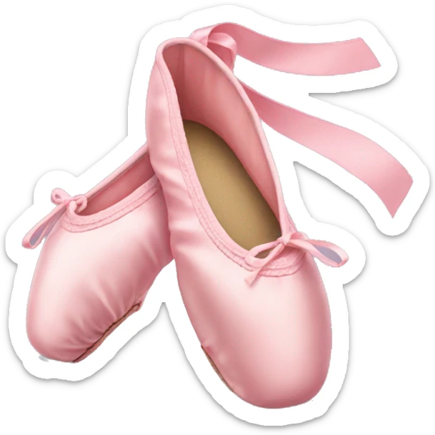 ballet shoes sticker