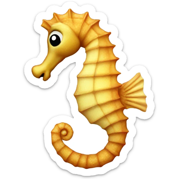 Seahorse sticker