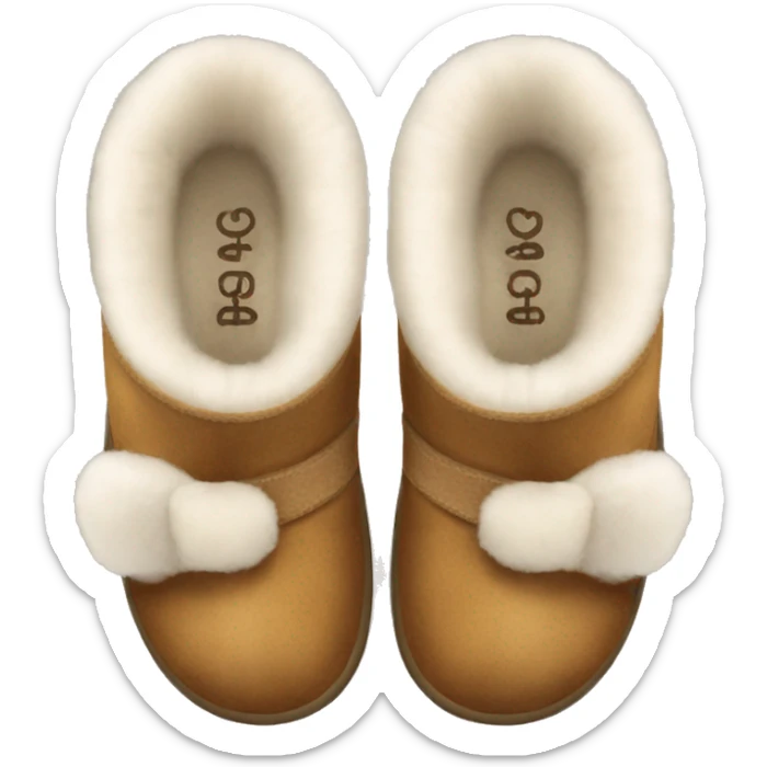 UGG slippers  sticker