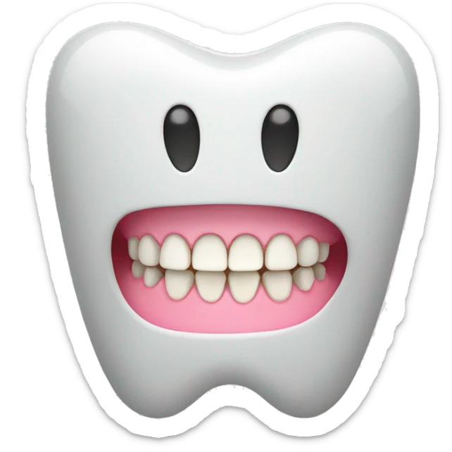Teeth sticker