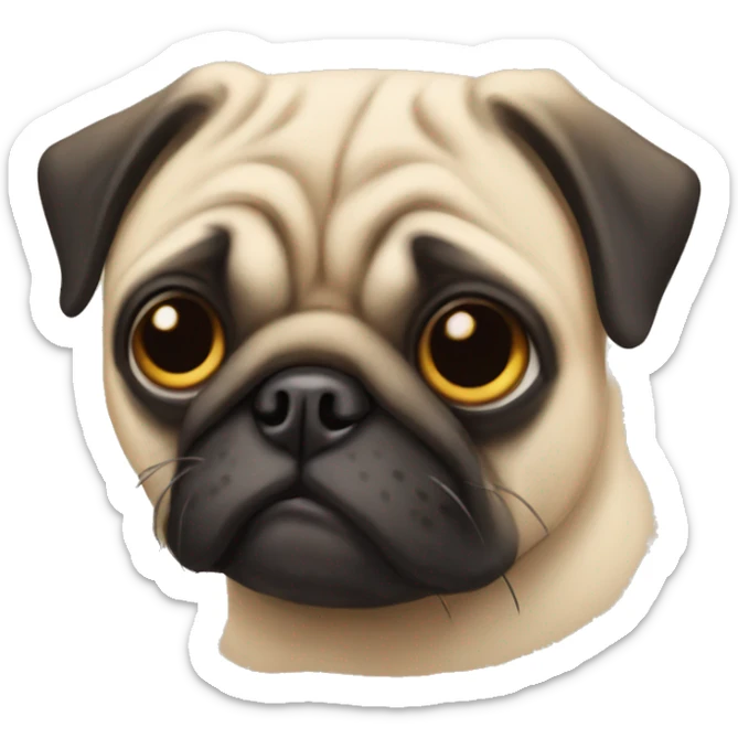 Pug sticker