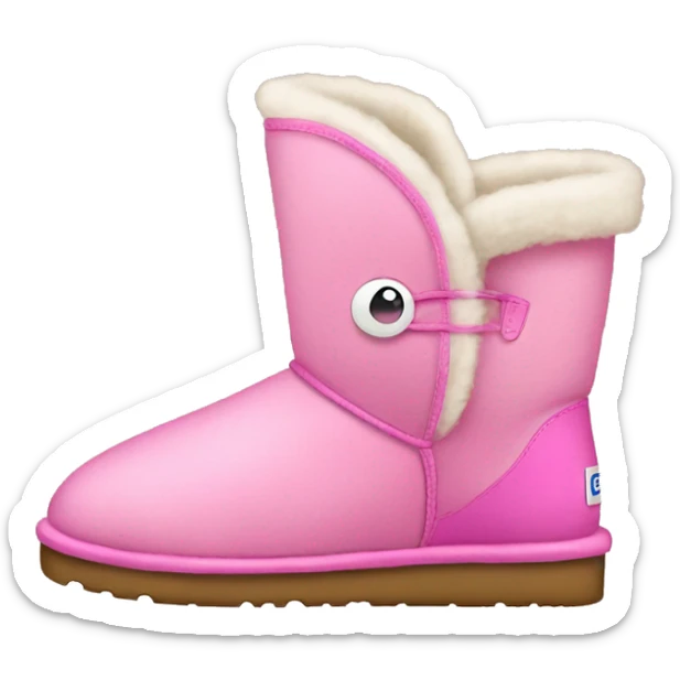 Pink uggs sticker