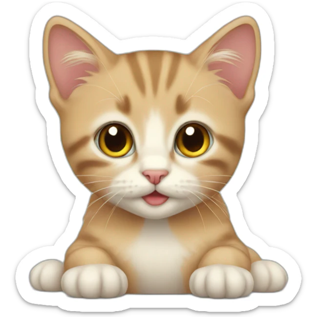 kitten sticker