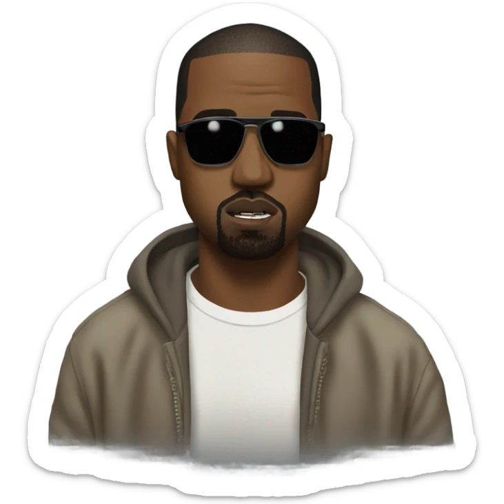 Kanye west  sticker