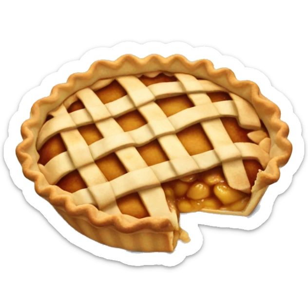 apple pie sticker
