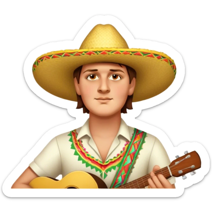 Vibrant Festival Singer sticker