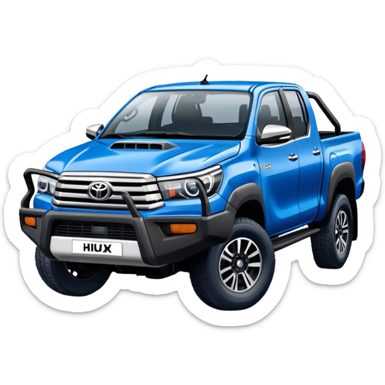 Toyota Hilux - Toyota (Model Year: 2021) (Iconic colour: Blue) sticker