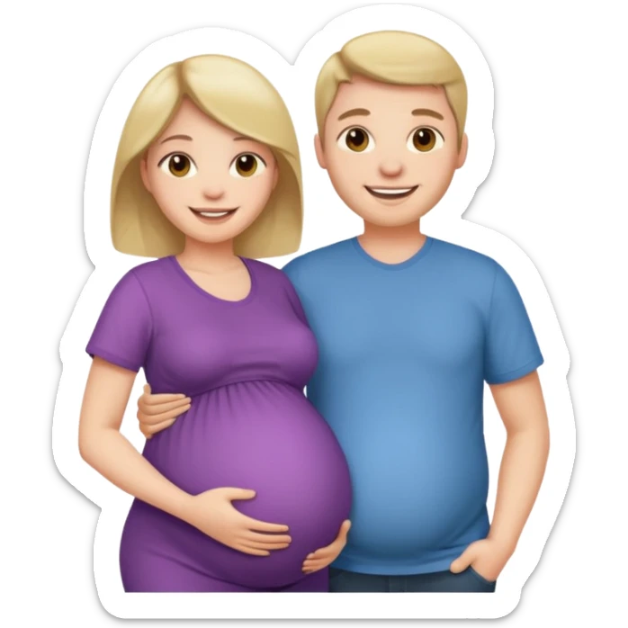 That’s too many ppl pregnant. Her mother is not. Just the couple sticker