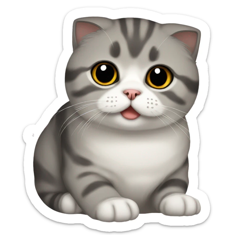 Scottish Fold Cat sticker