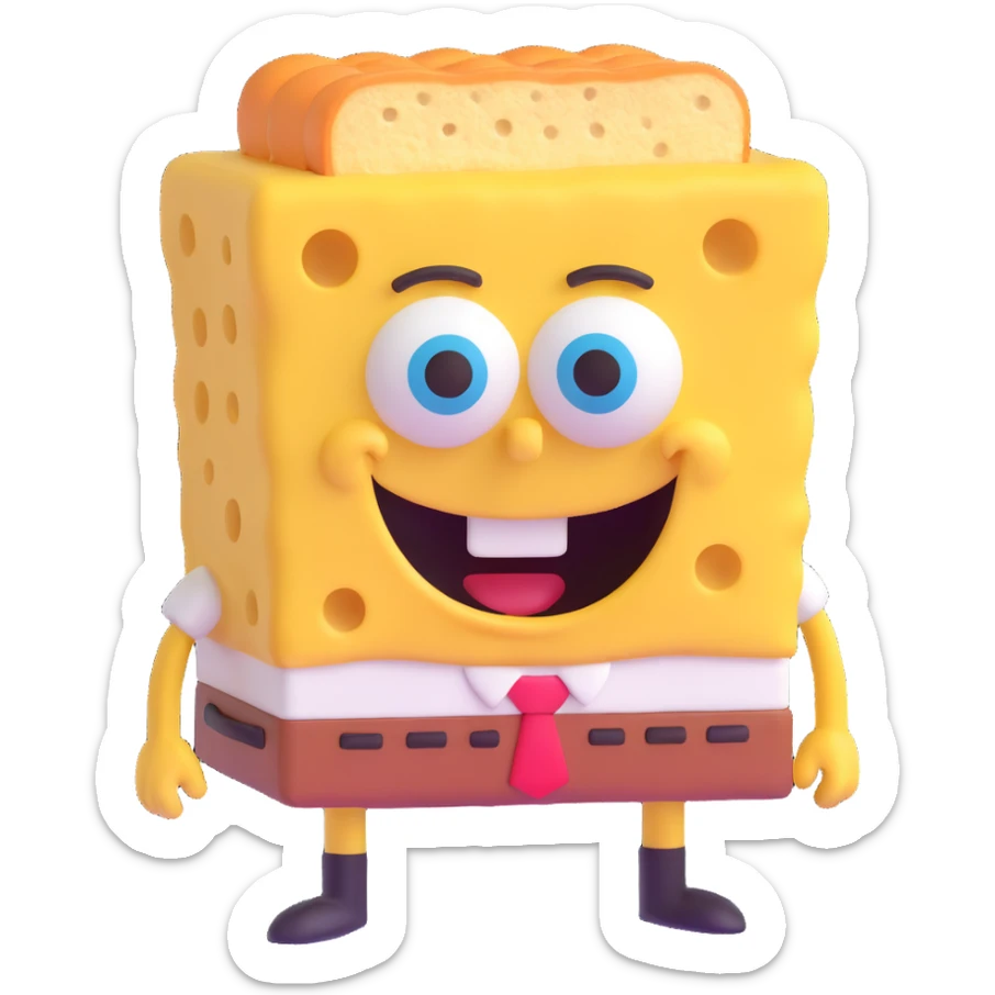 Bob leponge  sticker