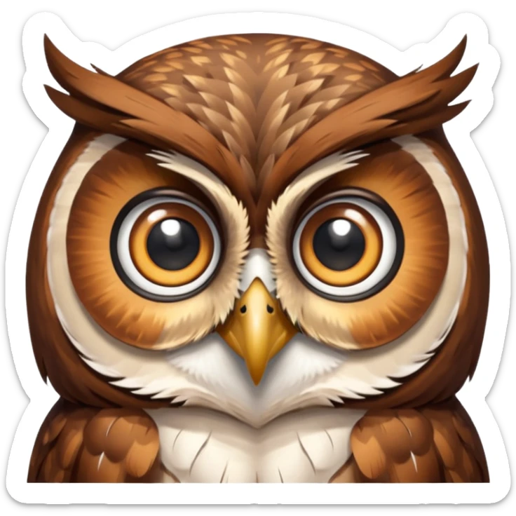 Owl sticker