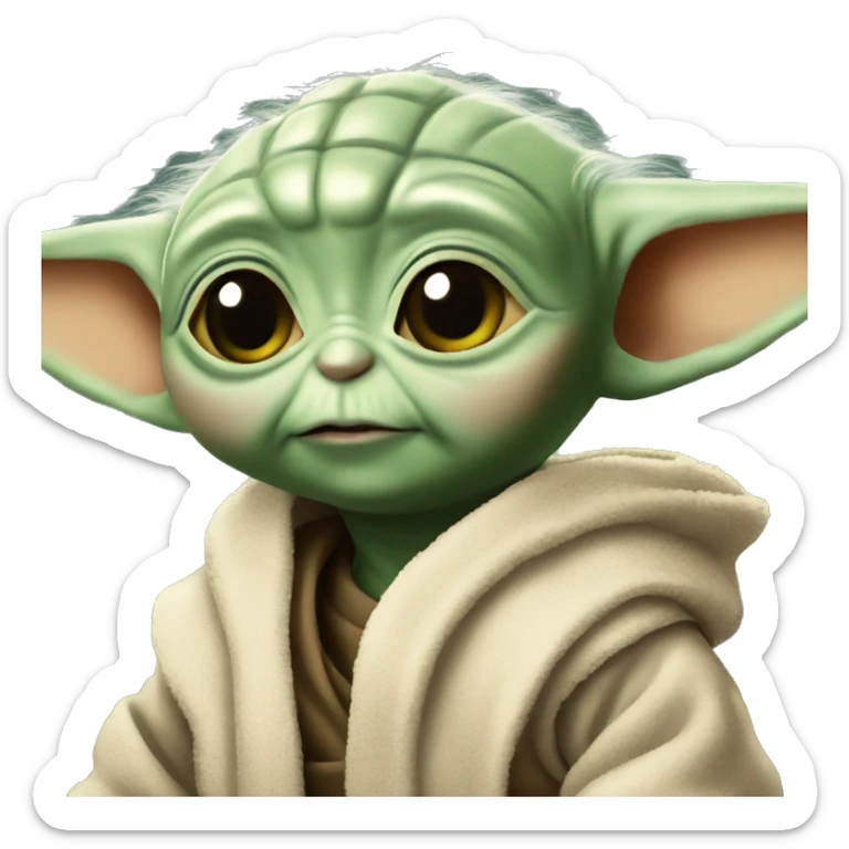 baby yoda  sticker