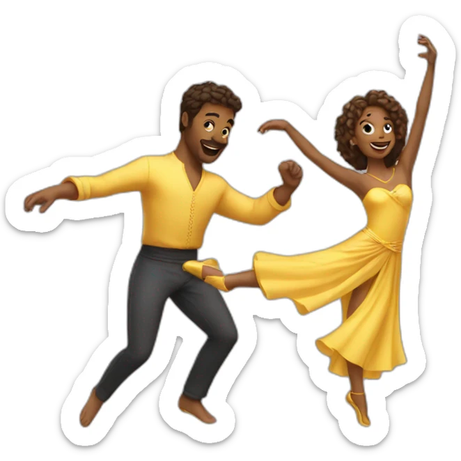 Dance with the star sticker