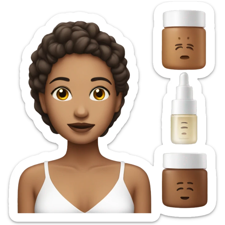 skincare sticker