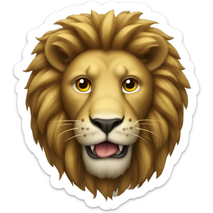 billiard lion
 sticker