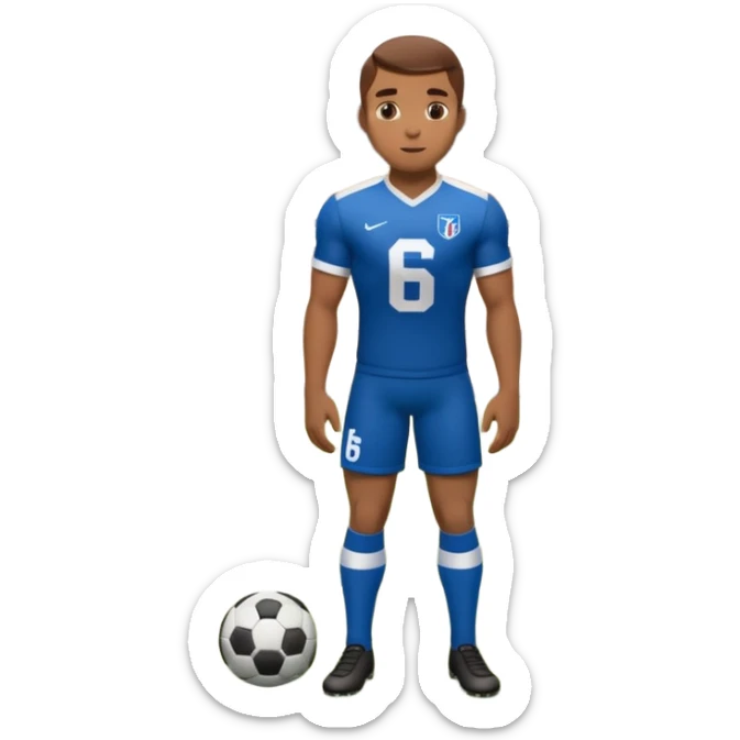 A football player with number 66, stand near a corner kick sticker