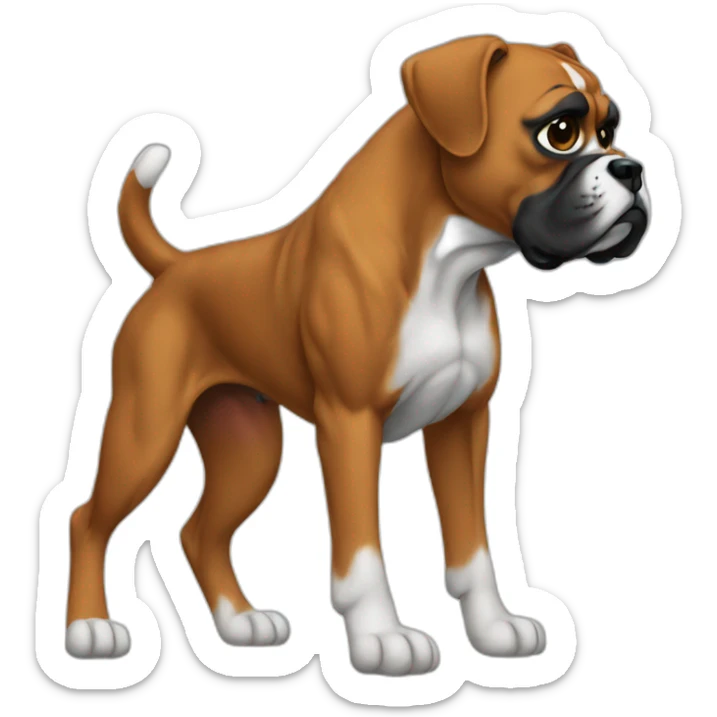 Boxer sticker