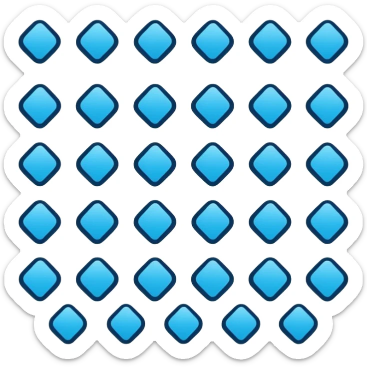 Créer des pictogrammes et prendre comme couleurs principales : Bleu cyan (#00B8D4) et bleu foncé (#1A237E) de Centre Services sticker