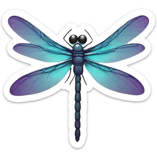 Spiritual dragonfly sticker