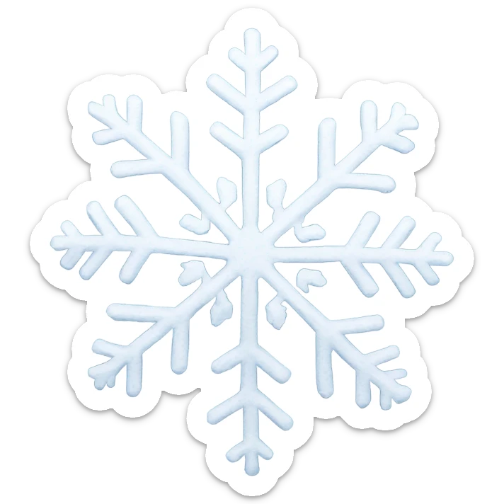 snowflake  sticker