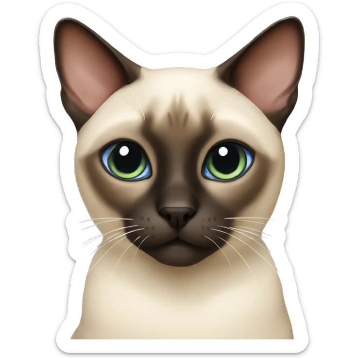 Siamese cat sticker