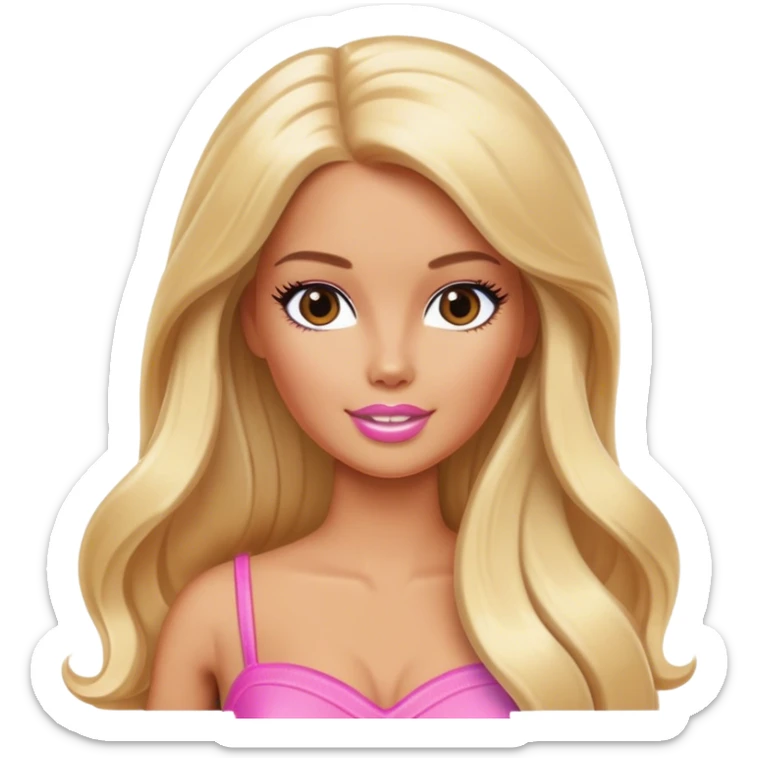 barbie sticker