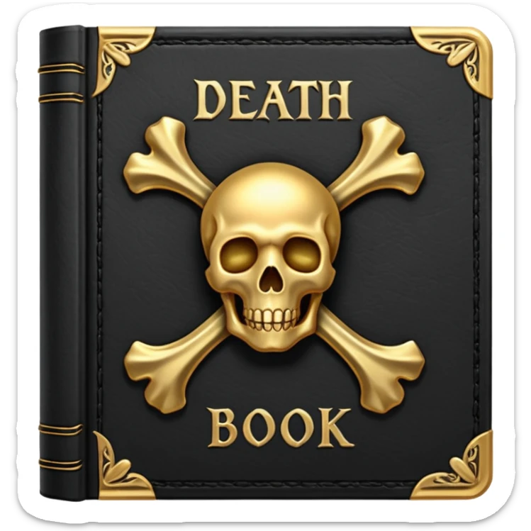 Death book
 sticker