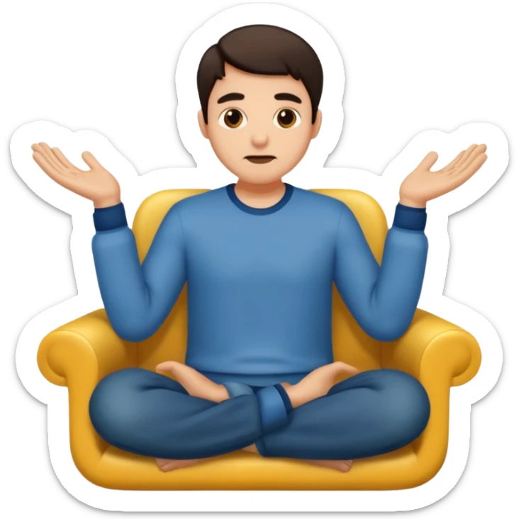 A man insisting to you to sit in his lap empty handed 4 one is good  sticker