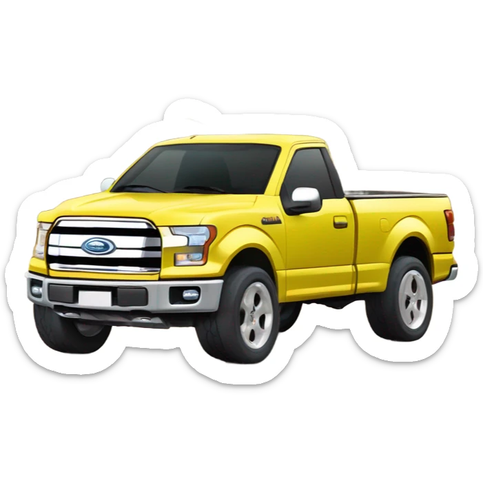 SpongeBob driving a f150 platinum truck 2025 he will be wearing Oakley sunglasses and smoking  sticker