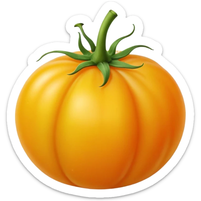 yellow tomato sticker